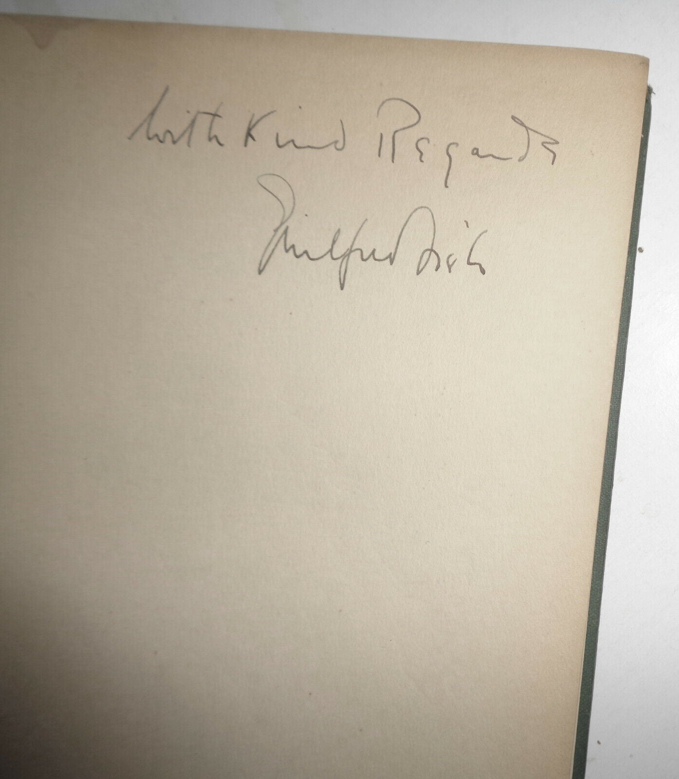 Experimental Investigation Of Enamel Dentine & Dental Pulp SIGNED by W Fish 1933