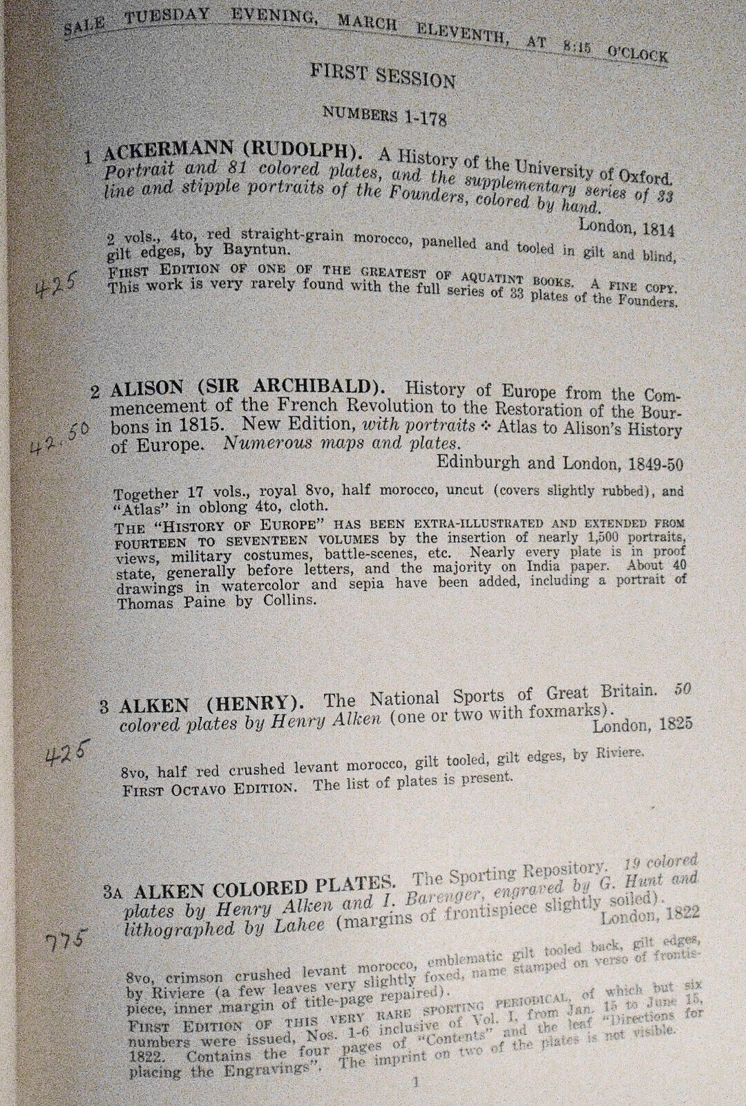 Valuable books : autographs and manuscripts... from Mrs. Lucius L. Button, 1930