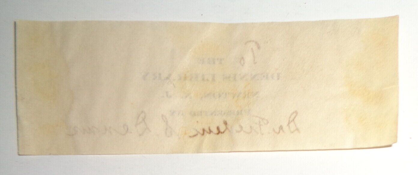 Dennis Library, Newton, NJ - Ex Libris Bookplate
