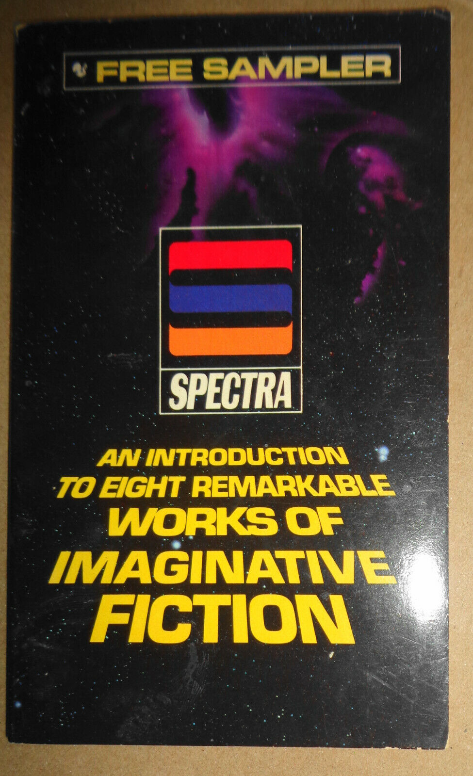 3 Bantam Sampler Science Fiction books - 1977 & 1985