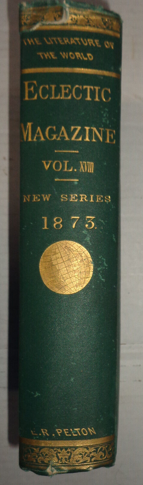 1873 The Eclectic magazine July-Dec Vol 18 Nathaniel Hawthorne, Whittier prints