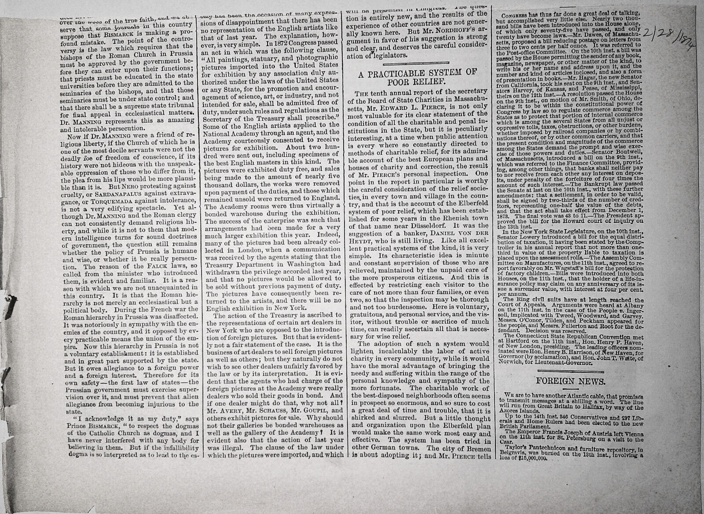 "Busted!" A Deserted Railroad Town in Kansas. Harper's Weekly February 28, 1874