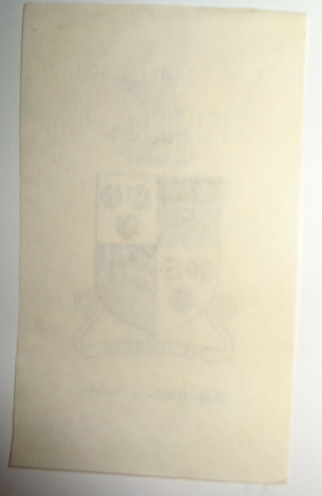 John Stephens Graham - Ex Libris Bookplate - circa 1930 - "Ne Oublie"