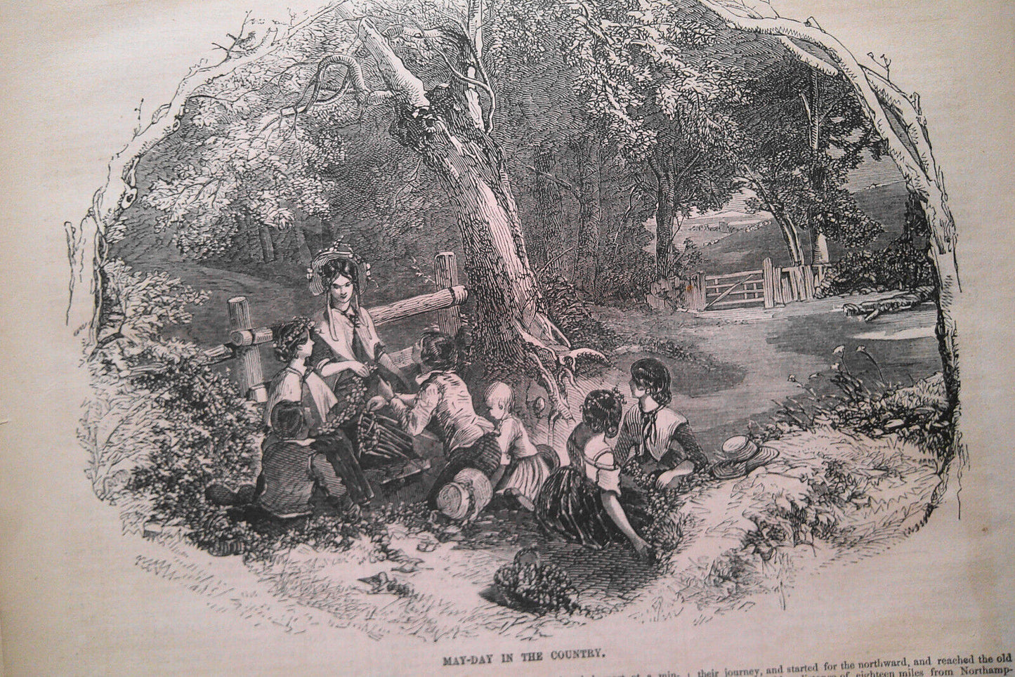 Ballou's Pictorial May 2, 1857. Digger Indians of CA; Oriskany & King's Mountain