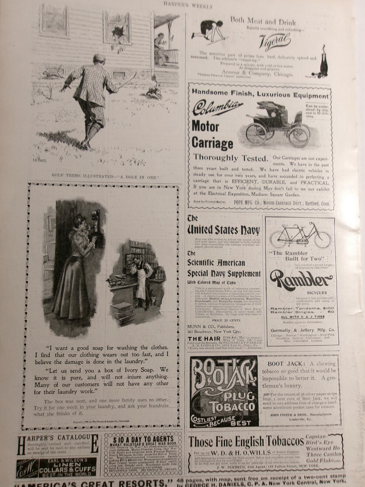 Harper's Weekly May 21, 1898 - With colored troops in Tampa; Klondike news, etc