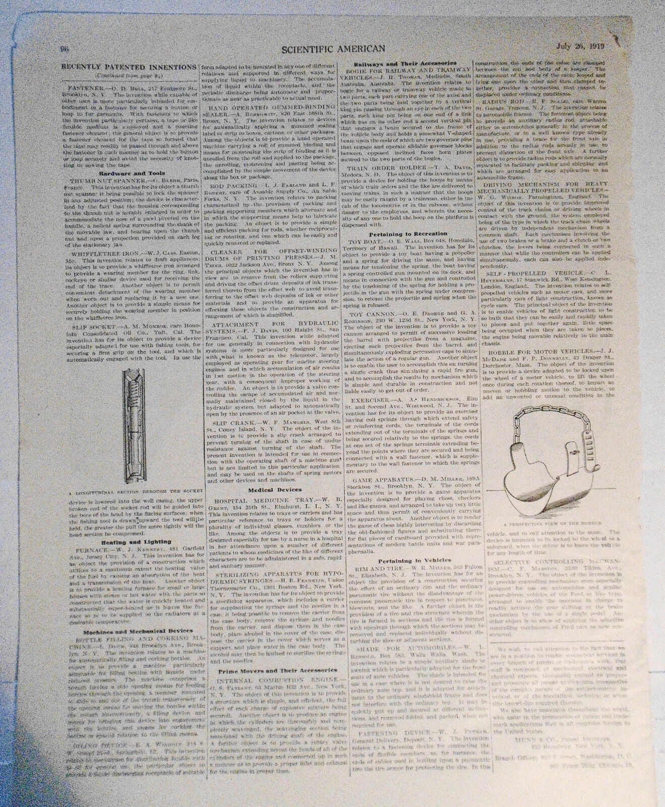 Westinghouse Electrical Apparatus For Every Purpose AD, Scientific American 1919