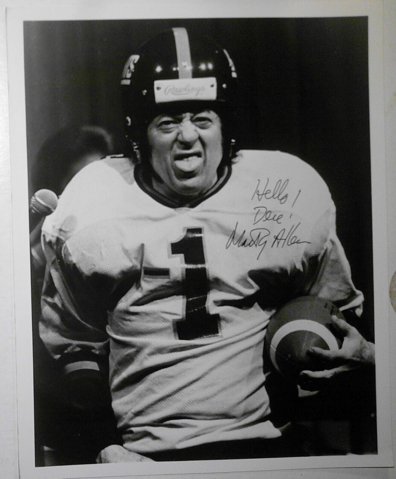 Marty Allen original SIGNED Photo 8"X10"