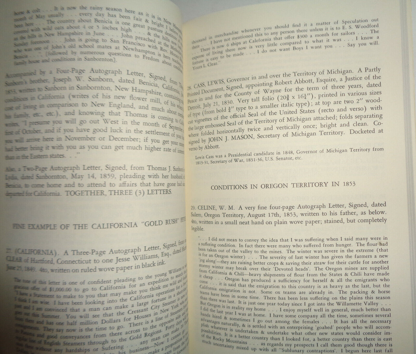 AMERICAN HISTORY IN MANUSCRIPTS... Catalogue #1 1979 CHESAPEAKE GALLERIES