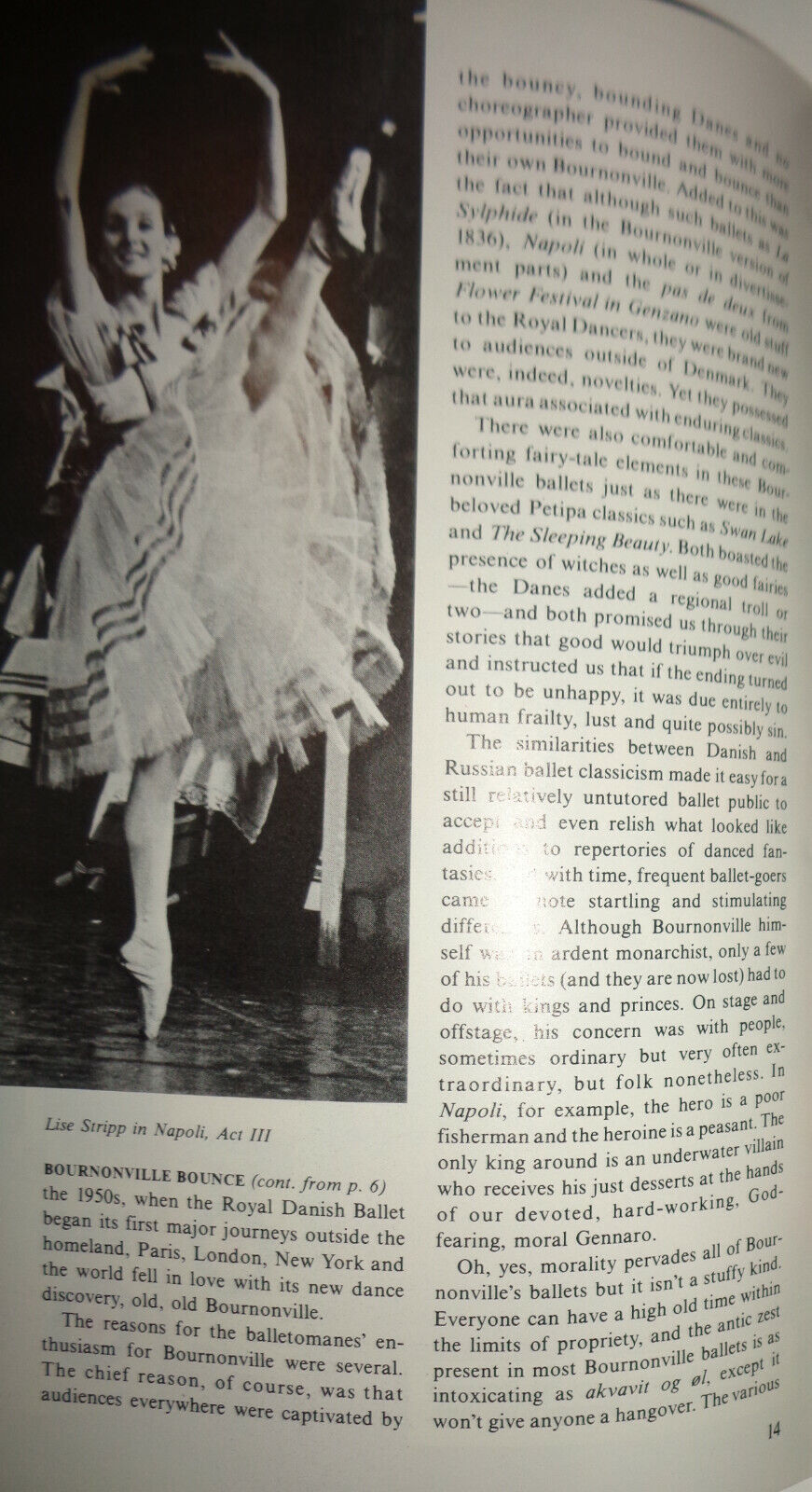 THE ROYAL DANISH BALLET - METROPOLITAN OPERA STAGEBILL - JUNE, 1982