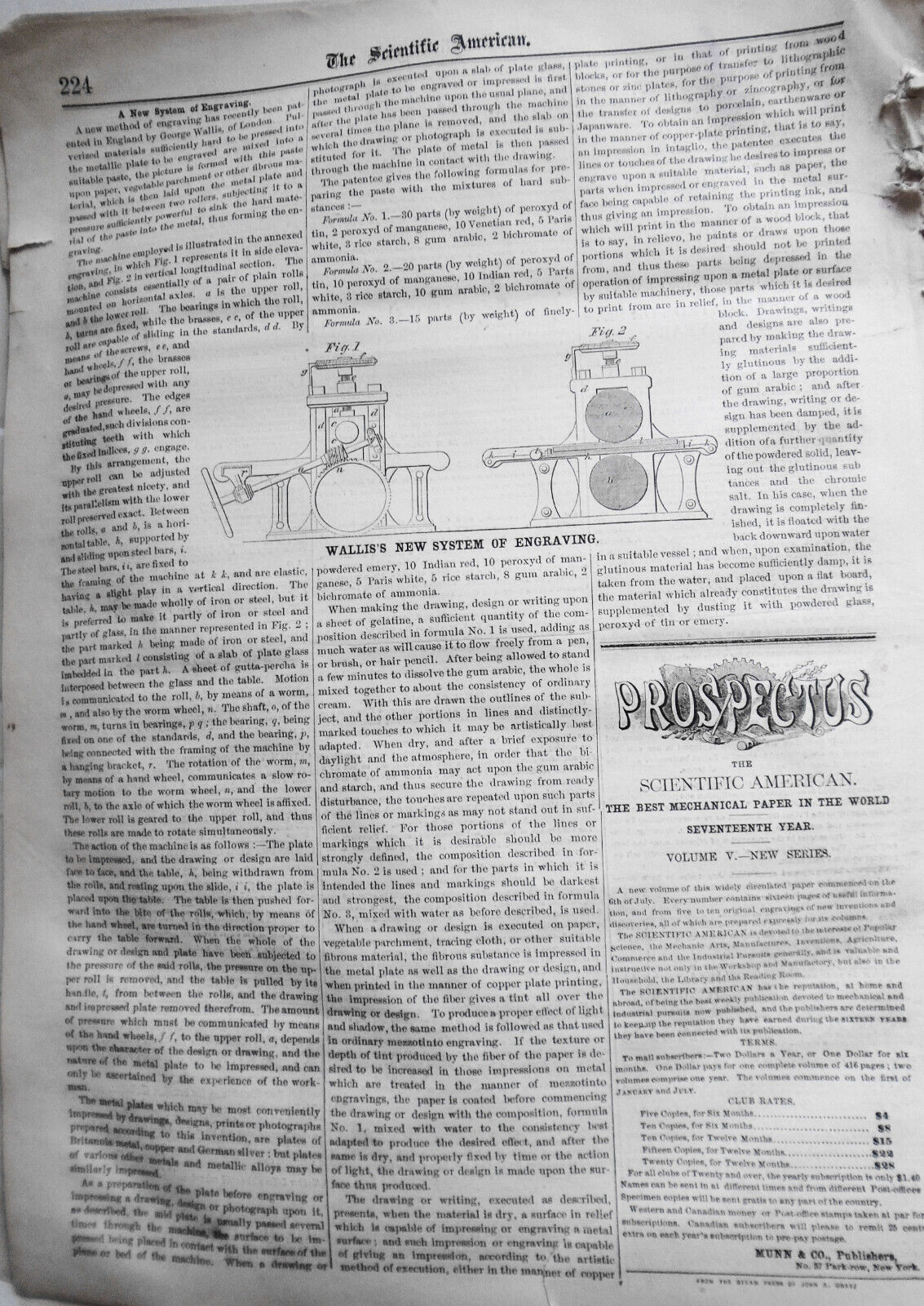 Scientific American, October 5, 1861 - New mode of sending parcels; war etc