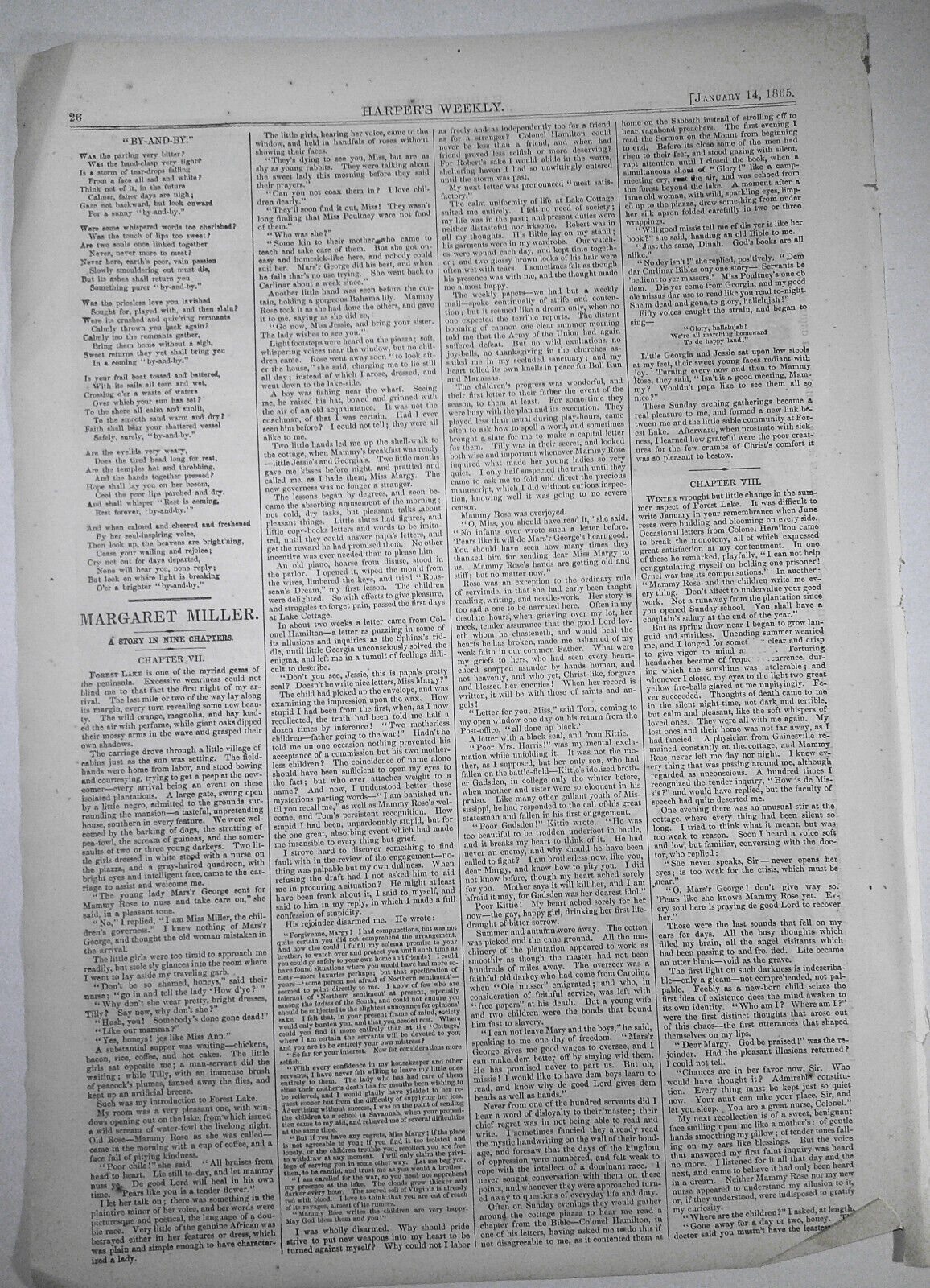 Charge Of the Third Brigade, Battle Of Nashville, TN - Harper's Weekly, 1865