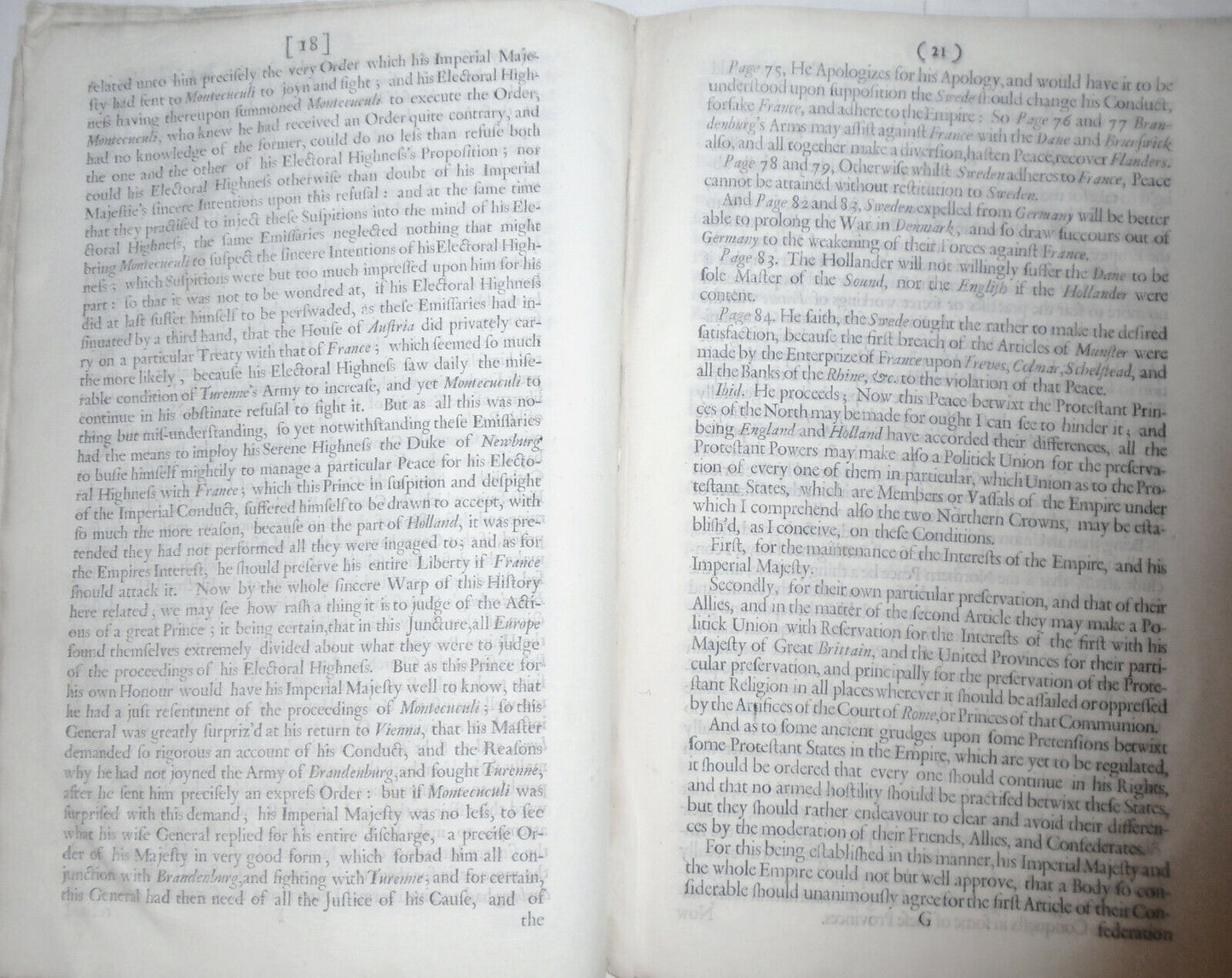 1679 Discourses on the Present State of the Protestant Princes of Europe