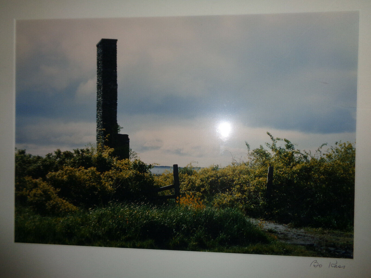 Bo Kass : Landscape with tower - SIGNED original C-Print. Ltd edition 1/25