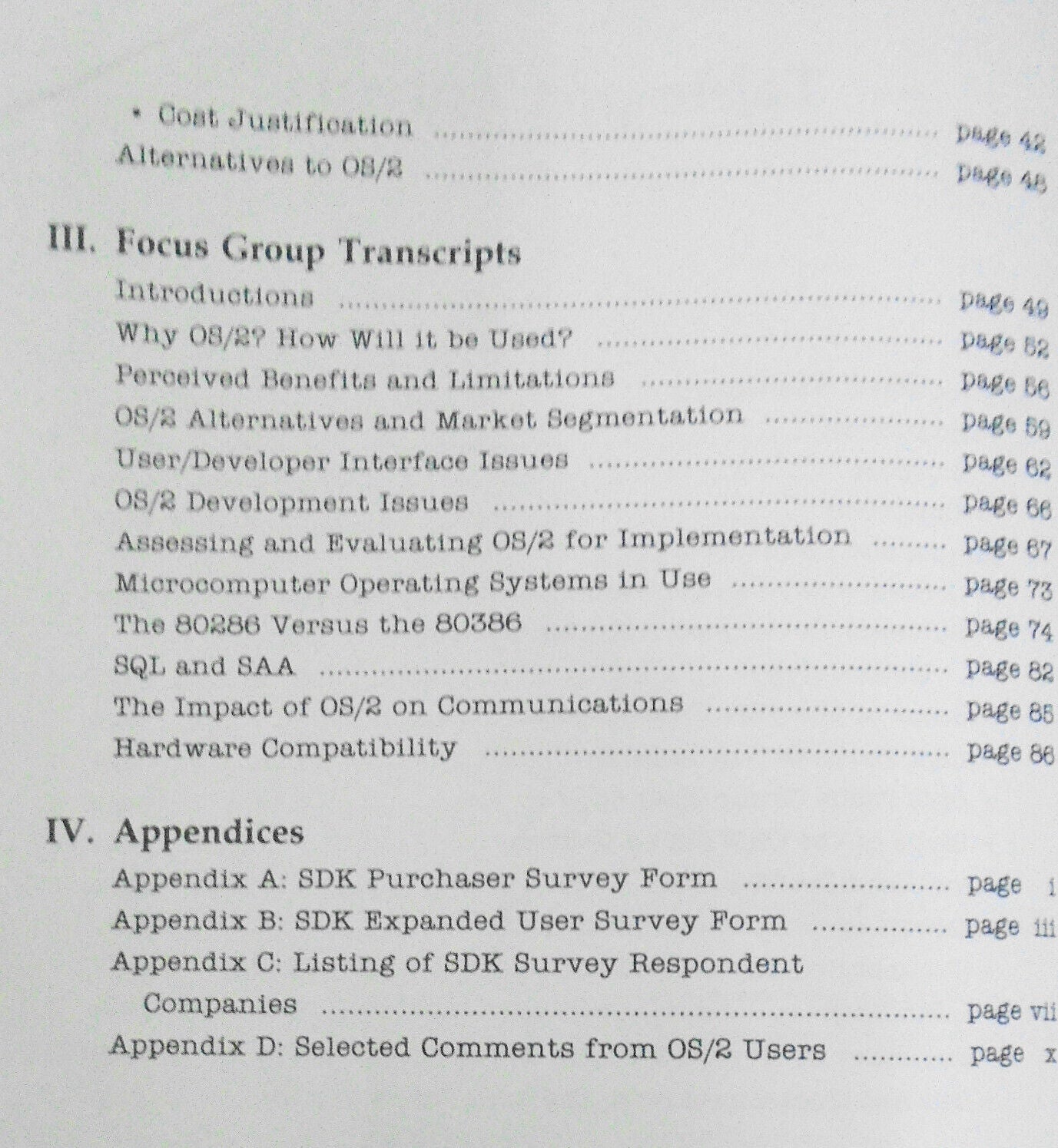 An Inside View of OS/2 - Datapro Market Study, 1988