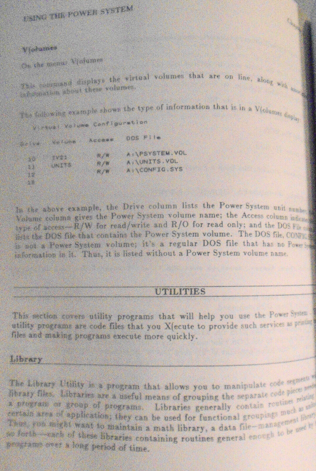 The Power System, User Manual - Pecan Software Development System - 1986.