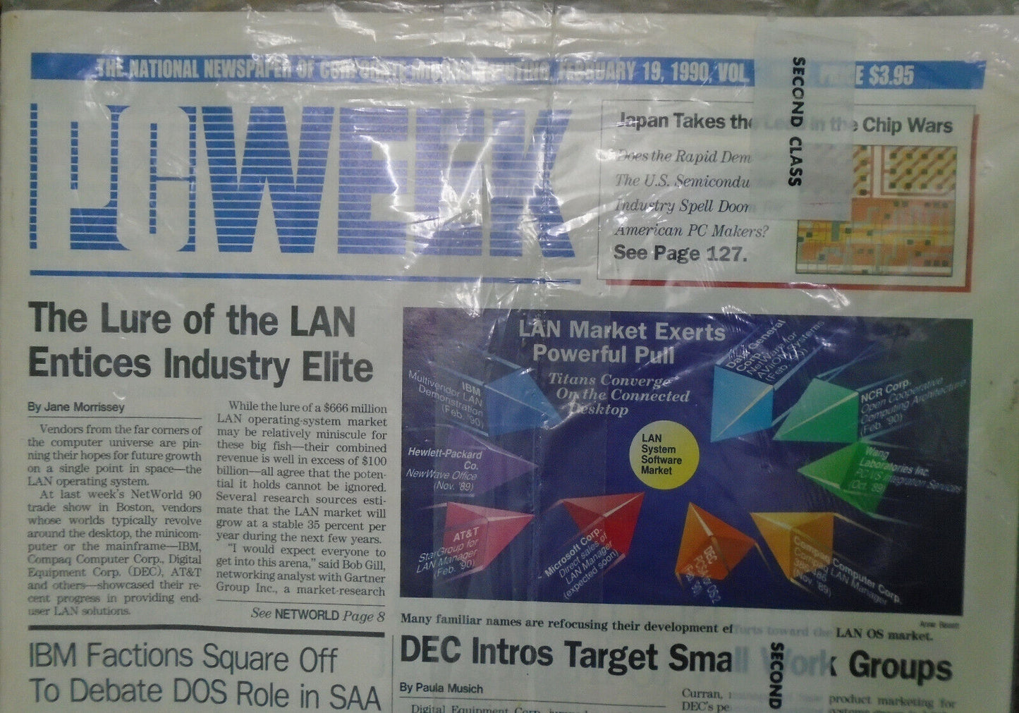 PC Week, February 19, 1990. New, sealed.