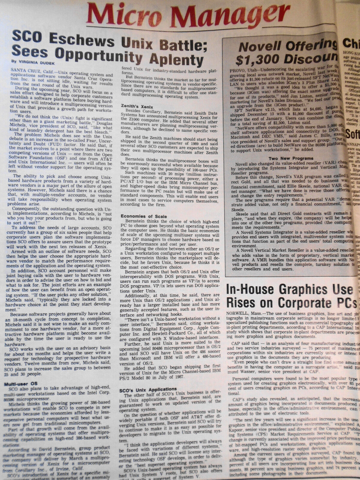 MIS Week, January 2, 1989