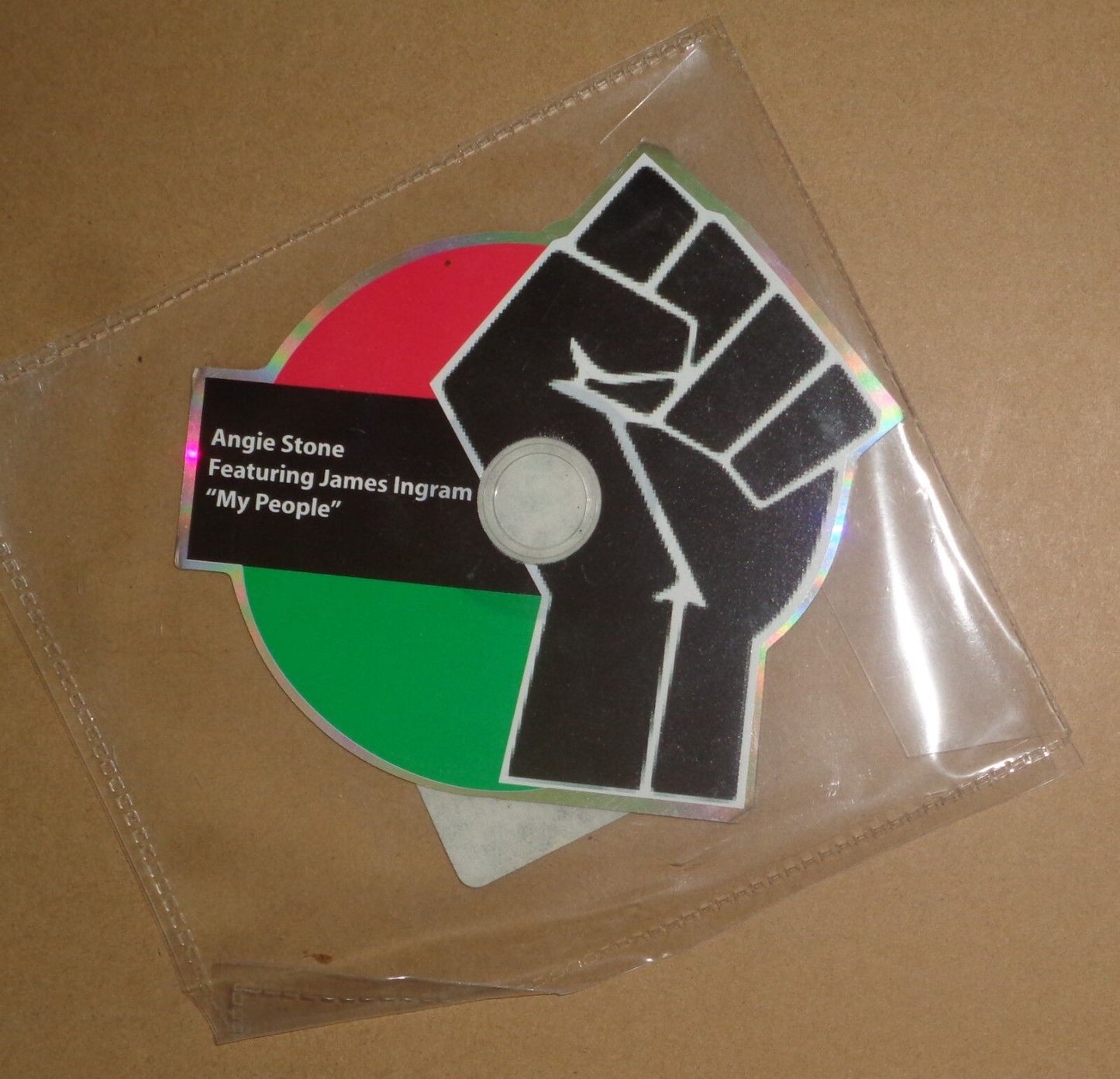 Angie Stone - "My People" CD single Promo STAX #4785 - Black Power Fist. 2007