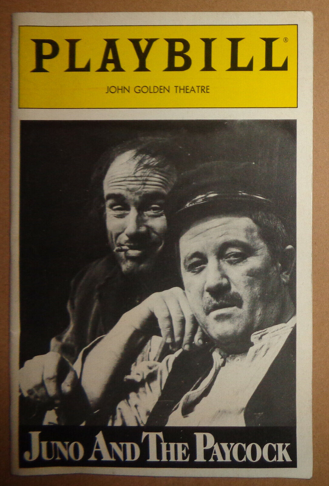 JUNO AND THE PAYCOCK - PLAYBILL - Opening Night: June 21, 1988