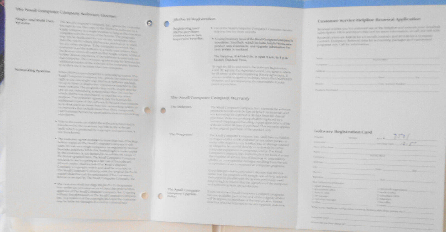 1987 fPTransfer for filePro / Profile files - User Guide & MSDOS software.
