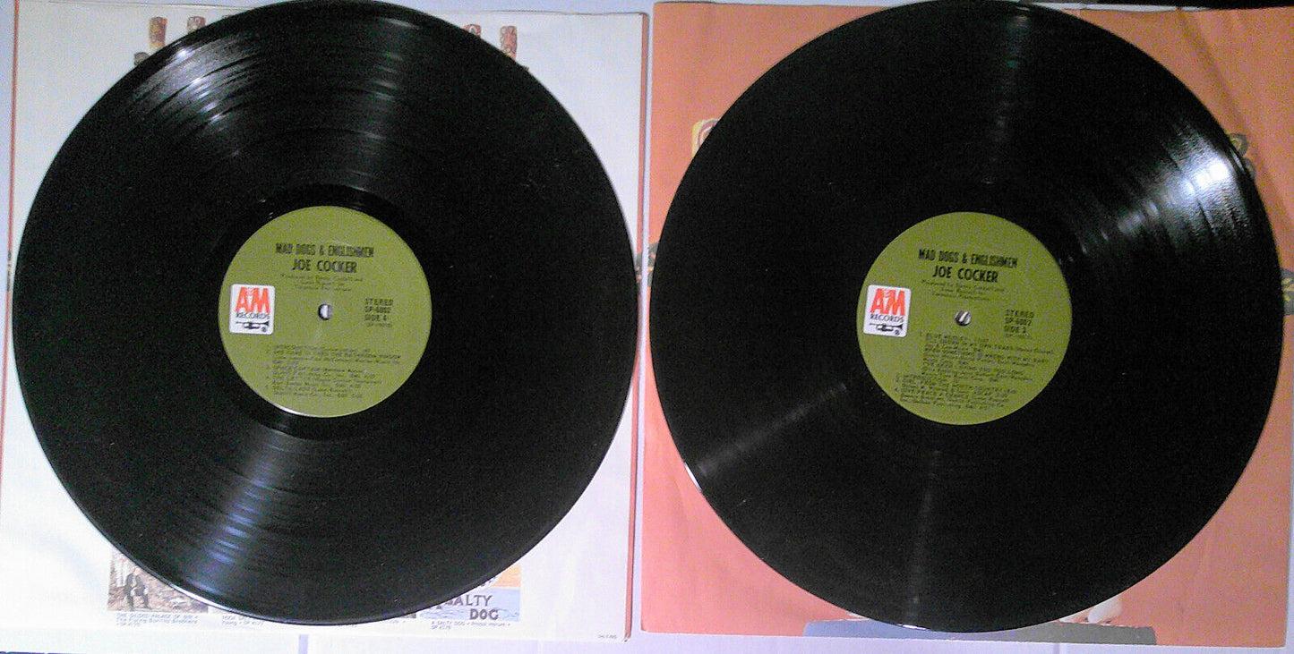 4 LPs lot: Janis, Doors, Iron Butterfly & Joe Cocker - Acid / Psychedelic rock