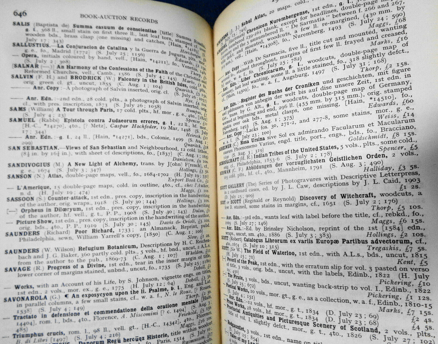 Book auction records, vol. 25, 1927-28. By Henry Stevens, Son & Stiles