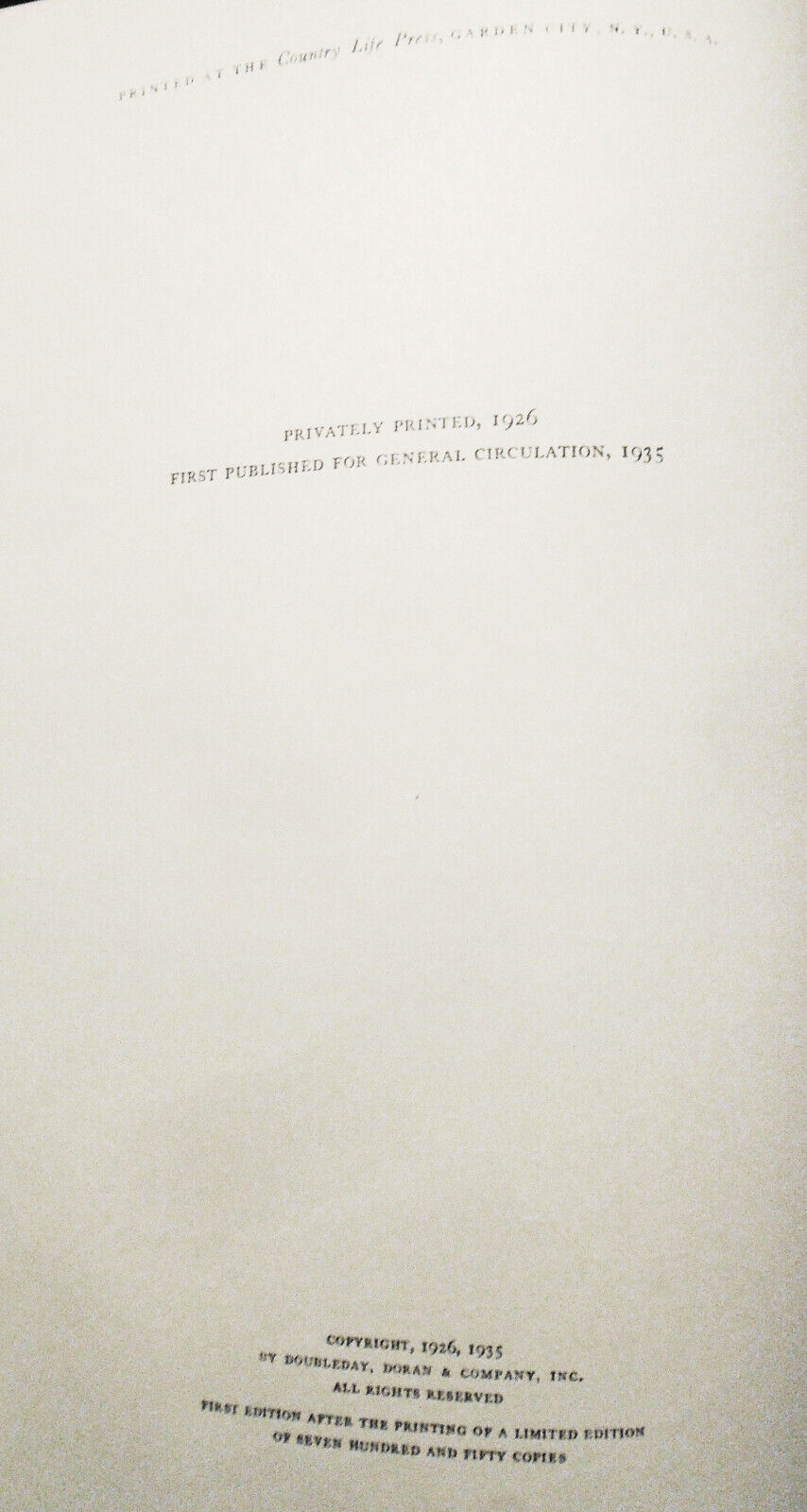 Seven pillars of wisdom : a triumph, by T. E. Lawrence. 1935 1st edition