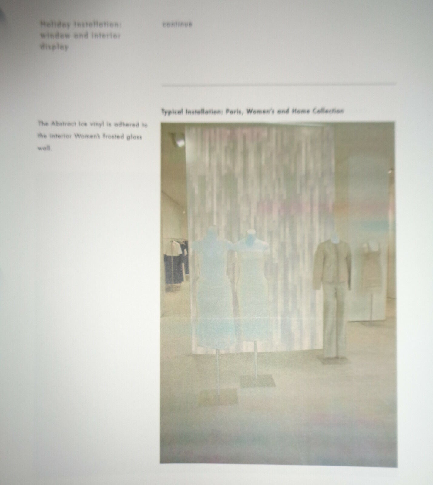 Calvin Klein Collection Holiday Visual Directive 2000 & Merchandising Strategy