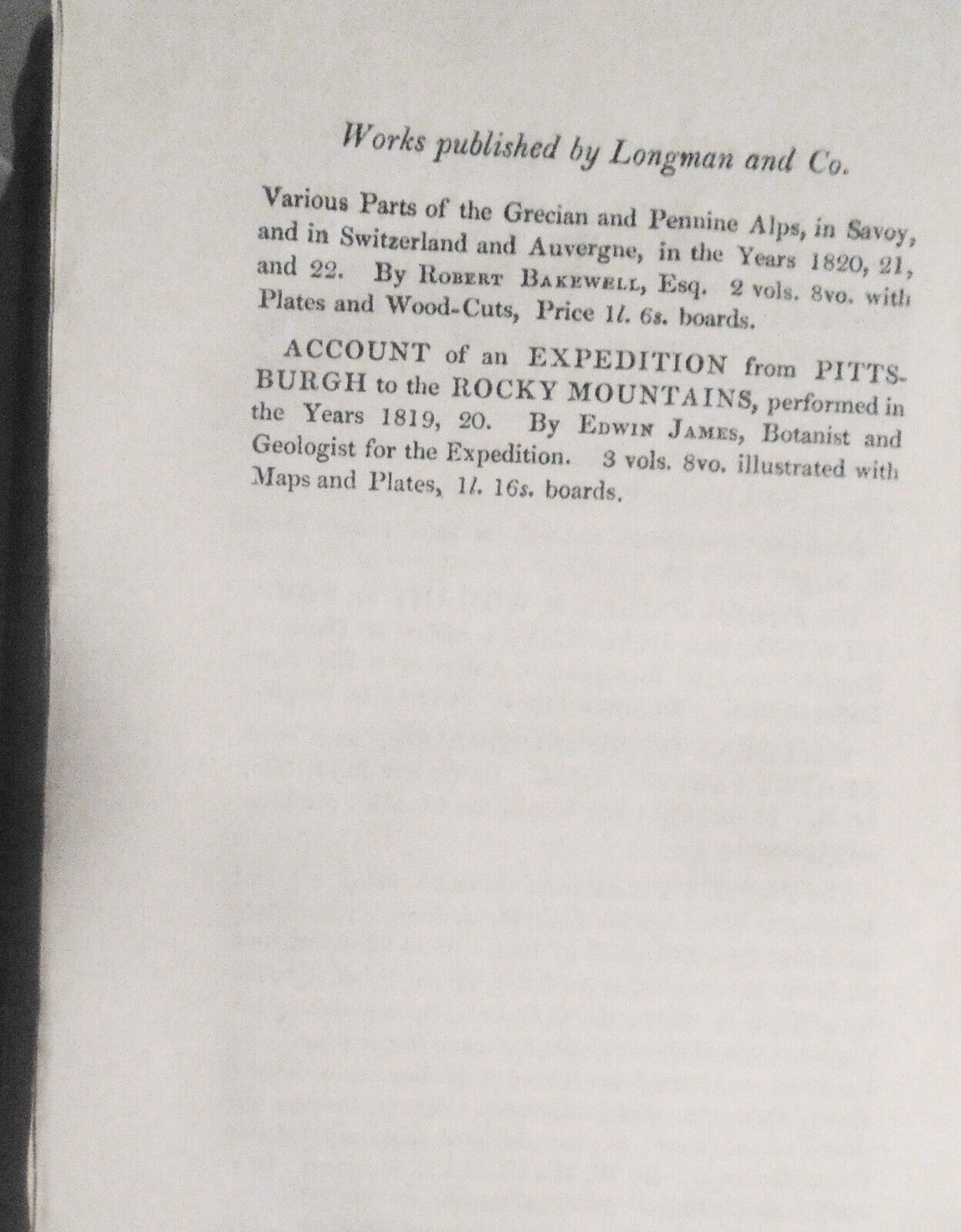1824 Prose, by a poet - by James Montgomery. 2 Volumes set. 1st & only edition.