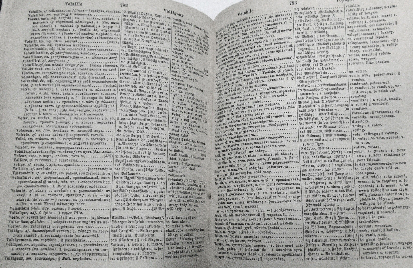 1900 Nouveaux dictionnaires parallèles des langues (4) ... Pt. 2 ... français