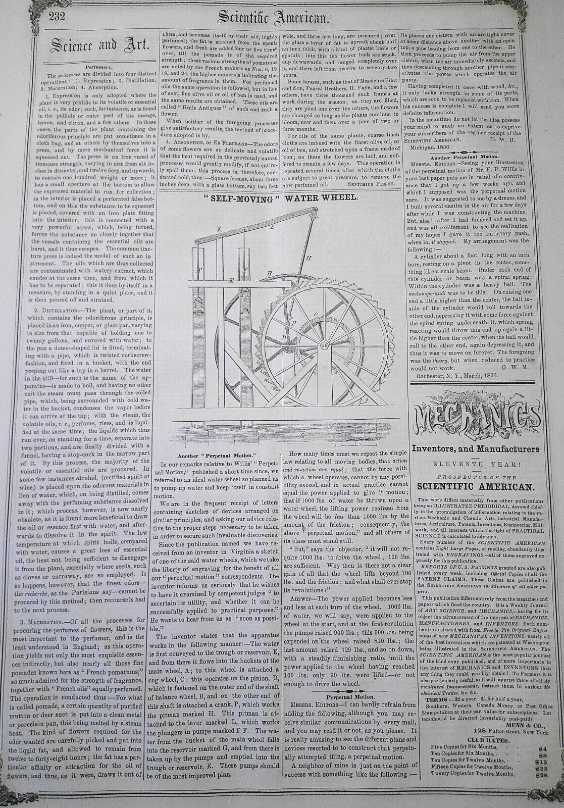 Scientific American, March 29, 1856. Stereoscopic books; Daguerreotype Pictures
