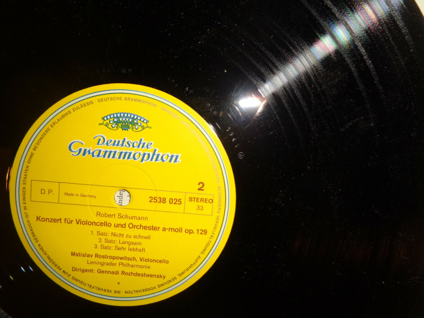 Schumann / Richter, Rostropovich – Piano Concerto / Cello Concerto PROMO LP