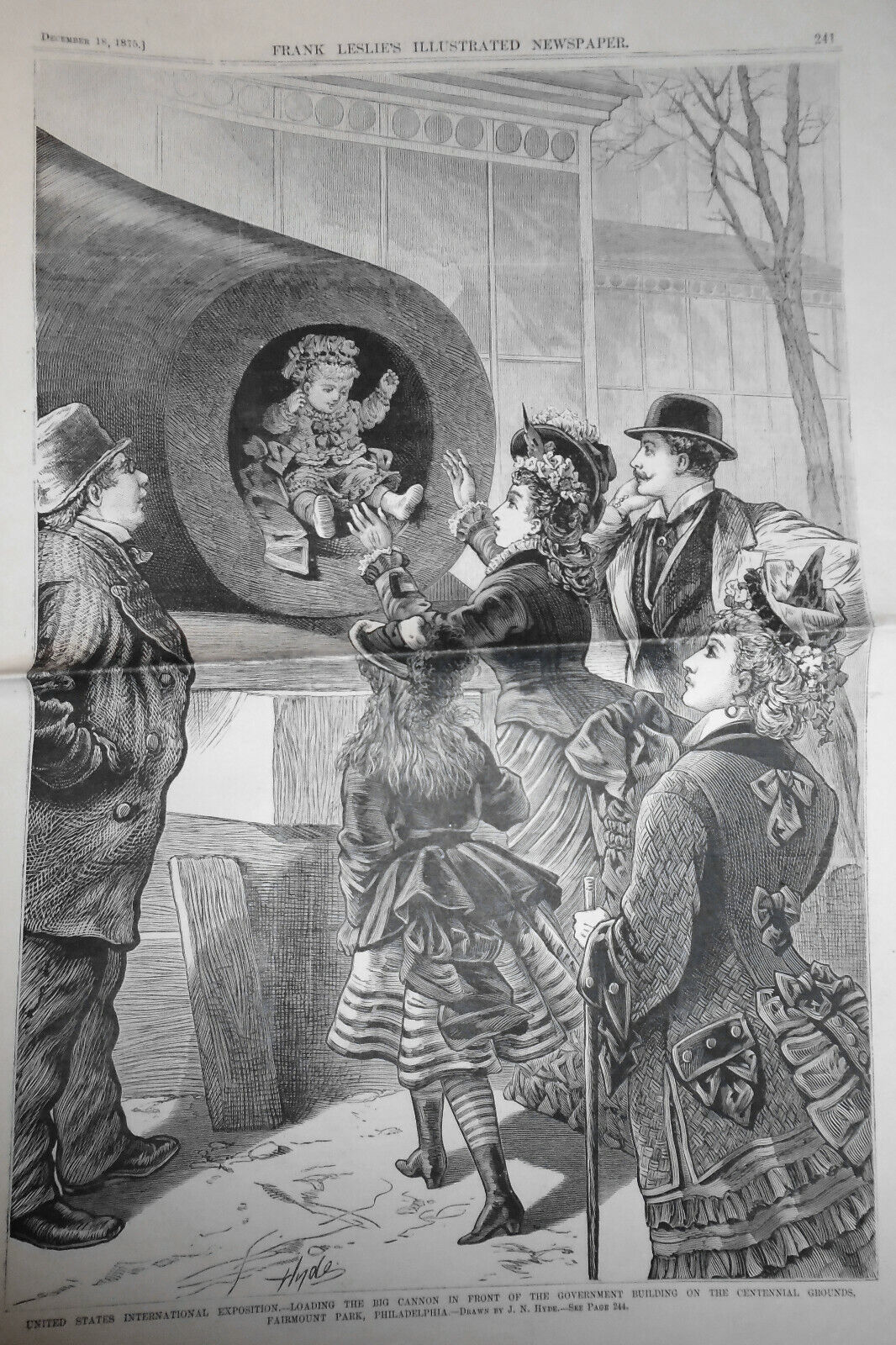 Frank Leslie's Illustrated Newspaper Dec 18, 1875 - Tweed's Escape, Evangelists