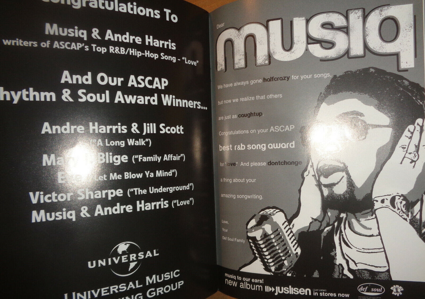 ASCAP 15th Annual Rhythm & Soul Music Awards 2002 : Ashanti, DJ Quik, Dr. Dre ..