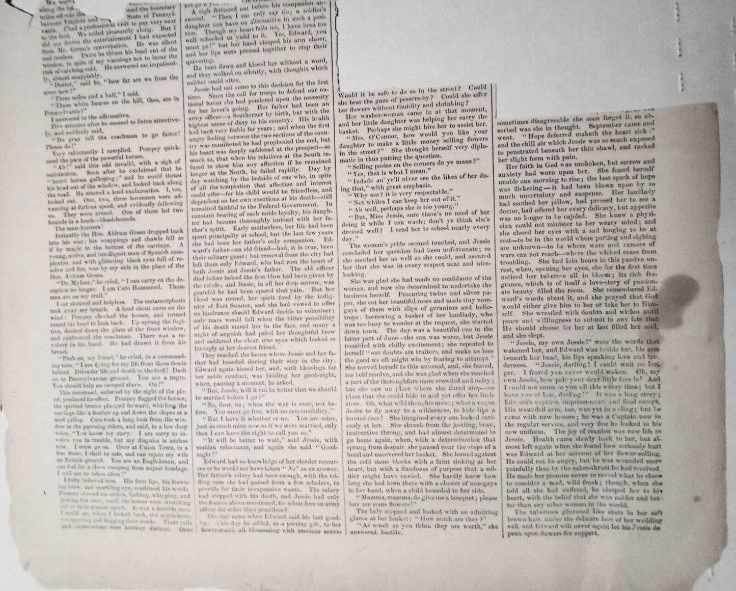 Slave-hunters In Trouble - Harper's Weekly, November 16, 1861