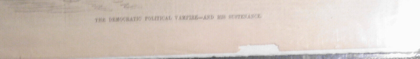 The Democratic Political Vampire, by Thomas Nast - Harper's Weekly, 1879
