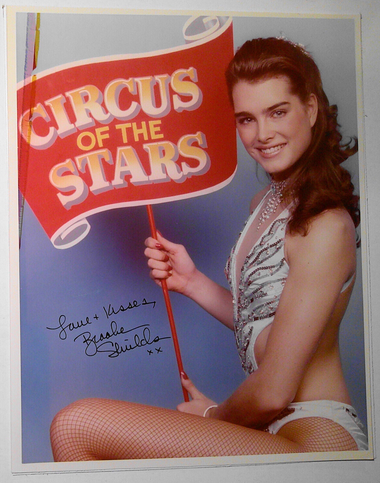Brooke Shields Signed Photo - Circus of the Stars - 8" x10 " - original