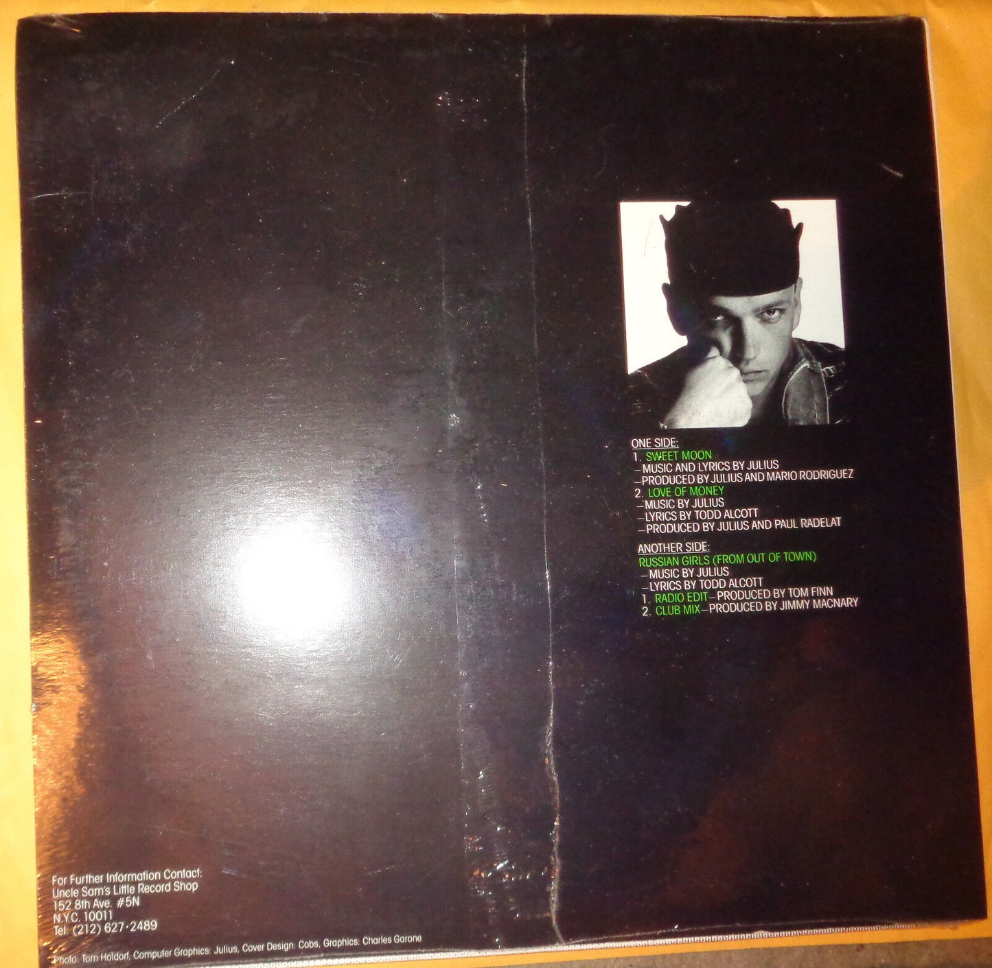 JULIUS : Vinyl LP **SEALED** - Sweet Moon, Russian Girls (From Out Of Town), et