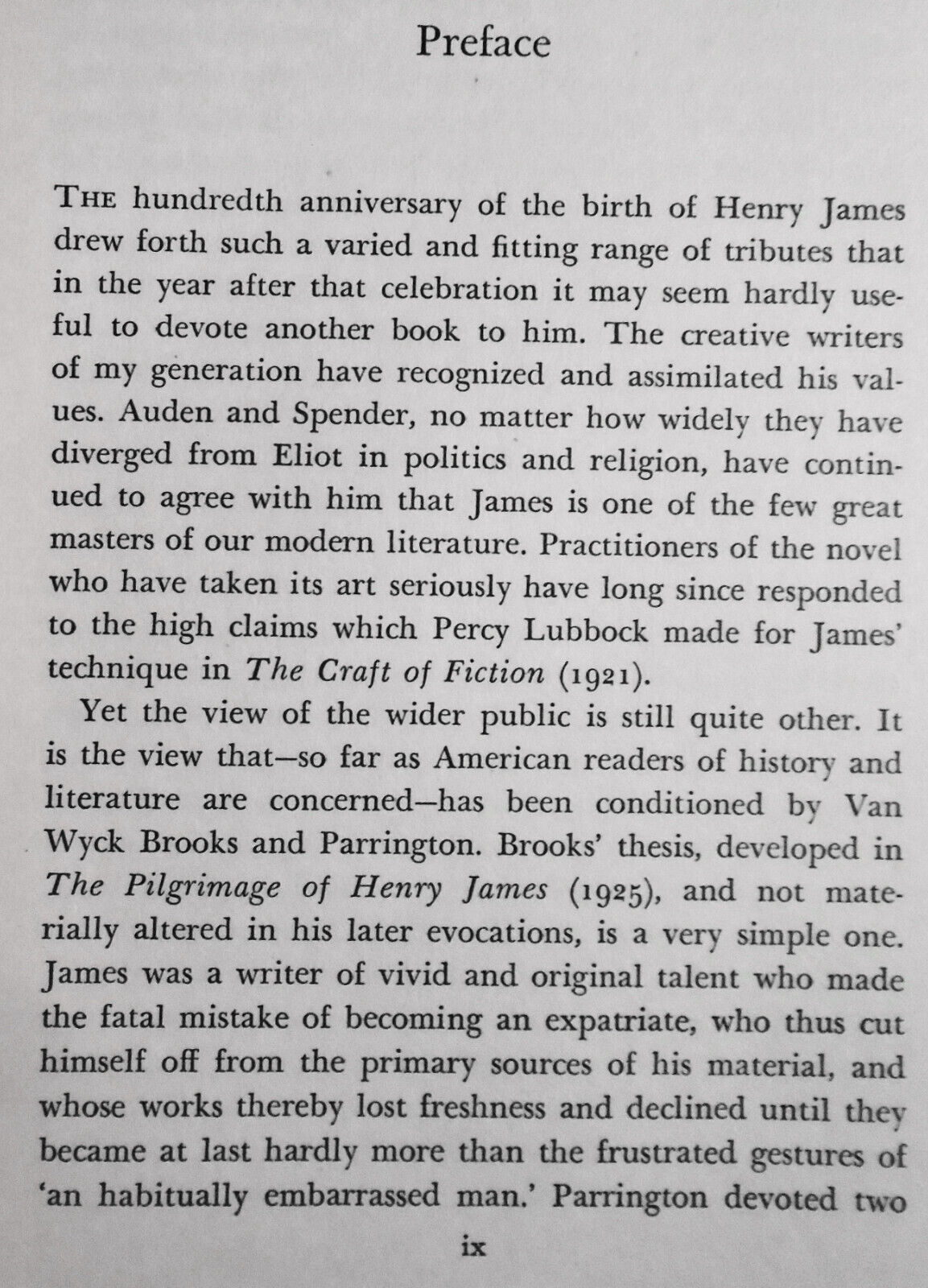Henry James, The Major Phase, by F. O. Matthiessen. 1944 First Edition, 1st Ptg
