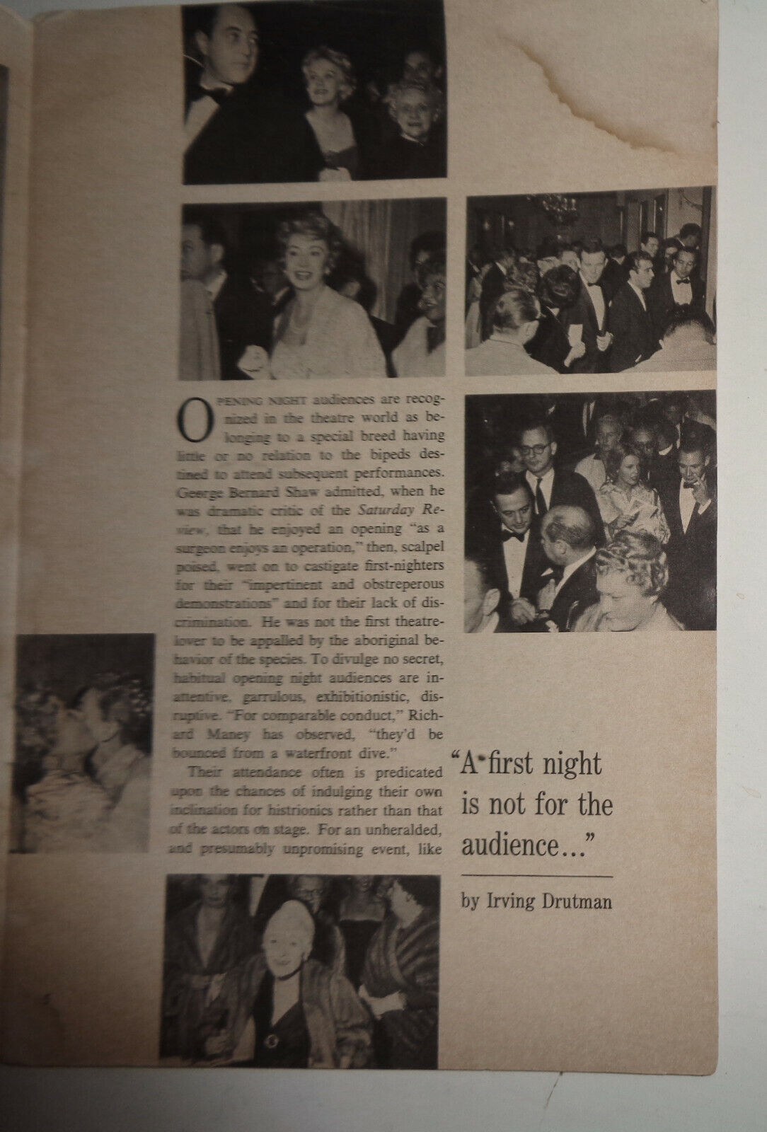 A DELICATE BALANCE - PLAYBILL - OCT 1966 - JESSICA TANDY, HUME CRONYN