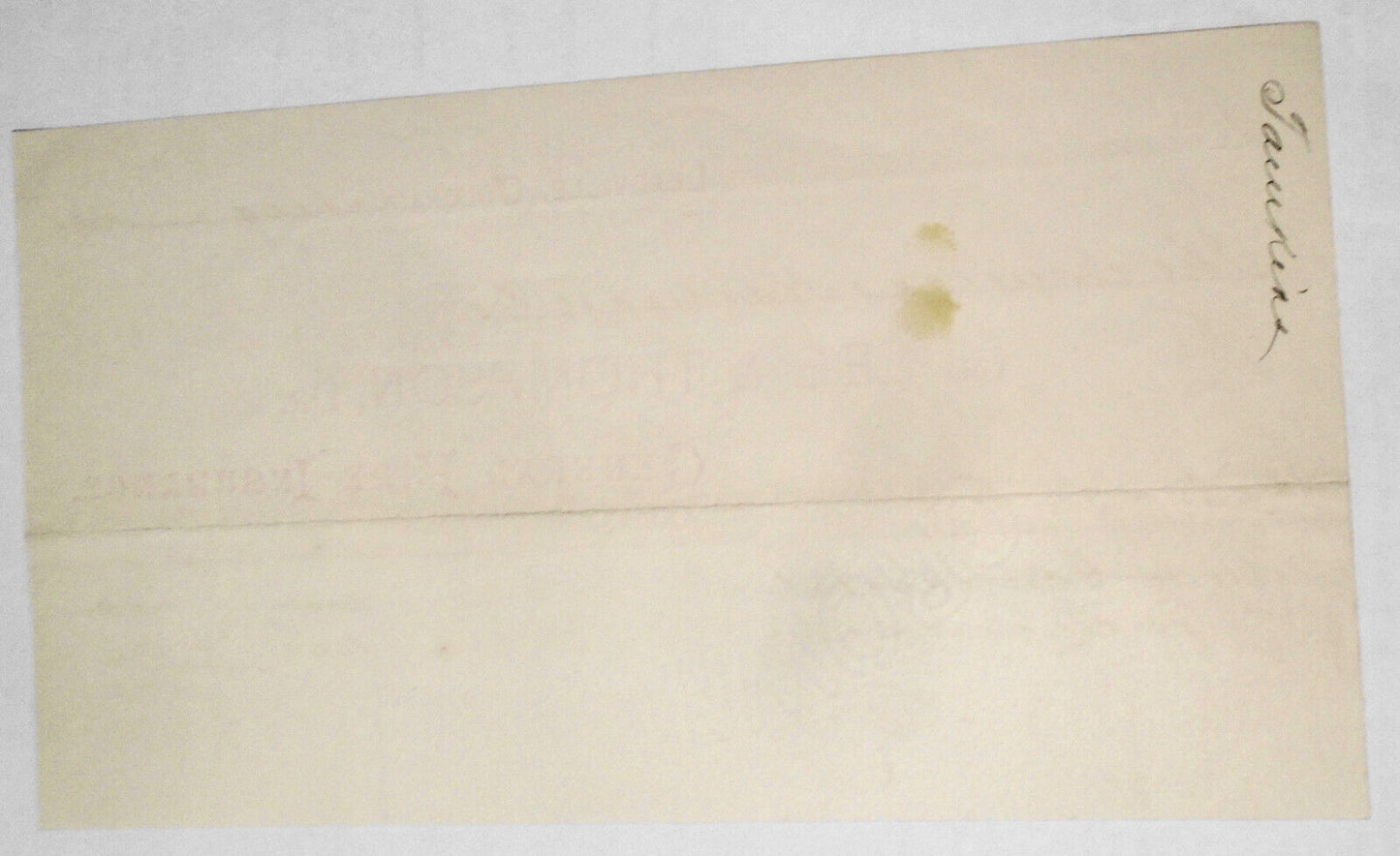 1888 Billhead receipt, Lee & Thompson, Dr - Fire Insurance; Leadville Colorado