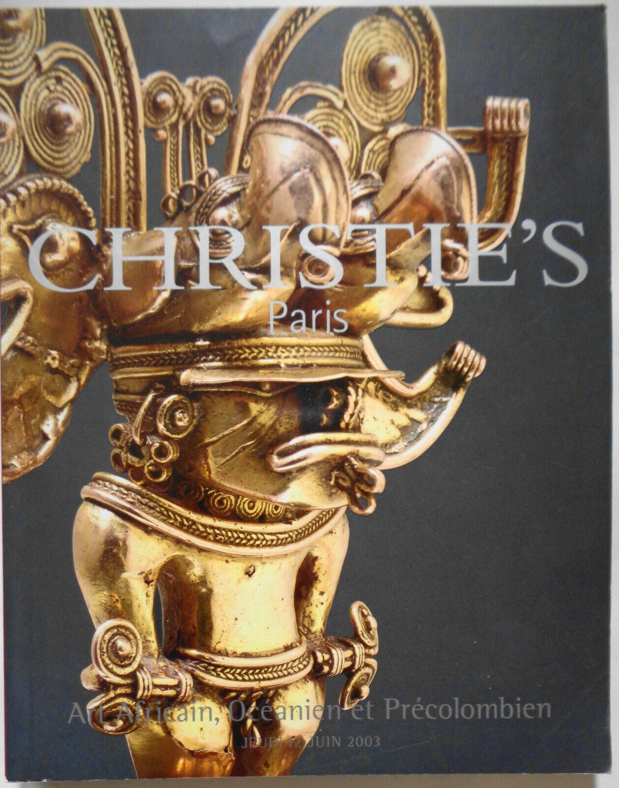 3 rare Christie's African Art auction catalogs - Arts Africaine ... 2003, etc