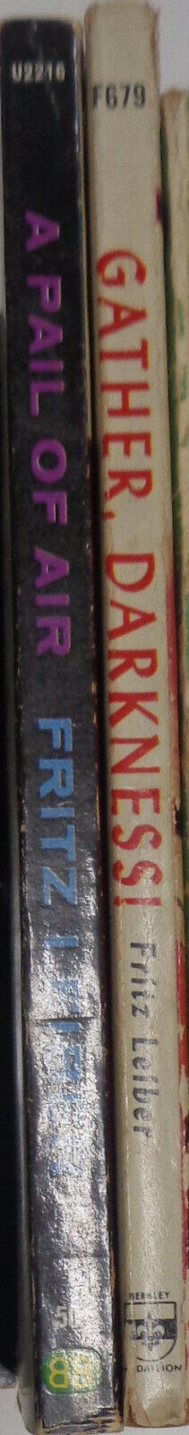 Fritz Leiber: Gather Darkness! & A Pail of Air - 2 vintage paperbacks lot - 1sts