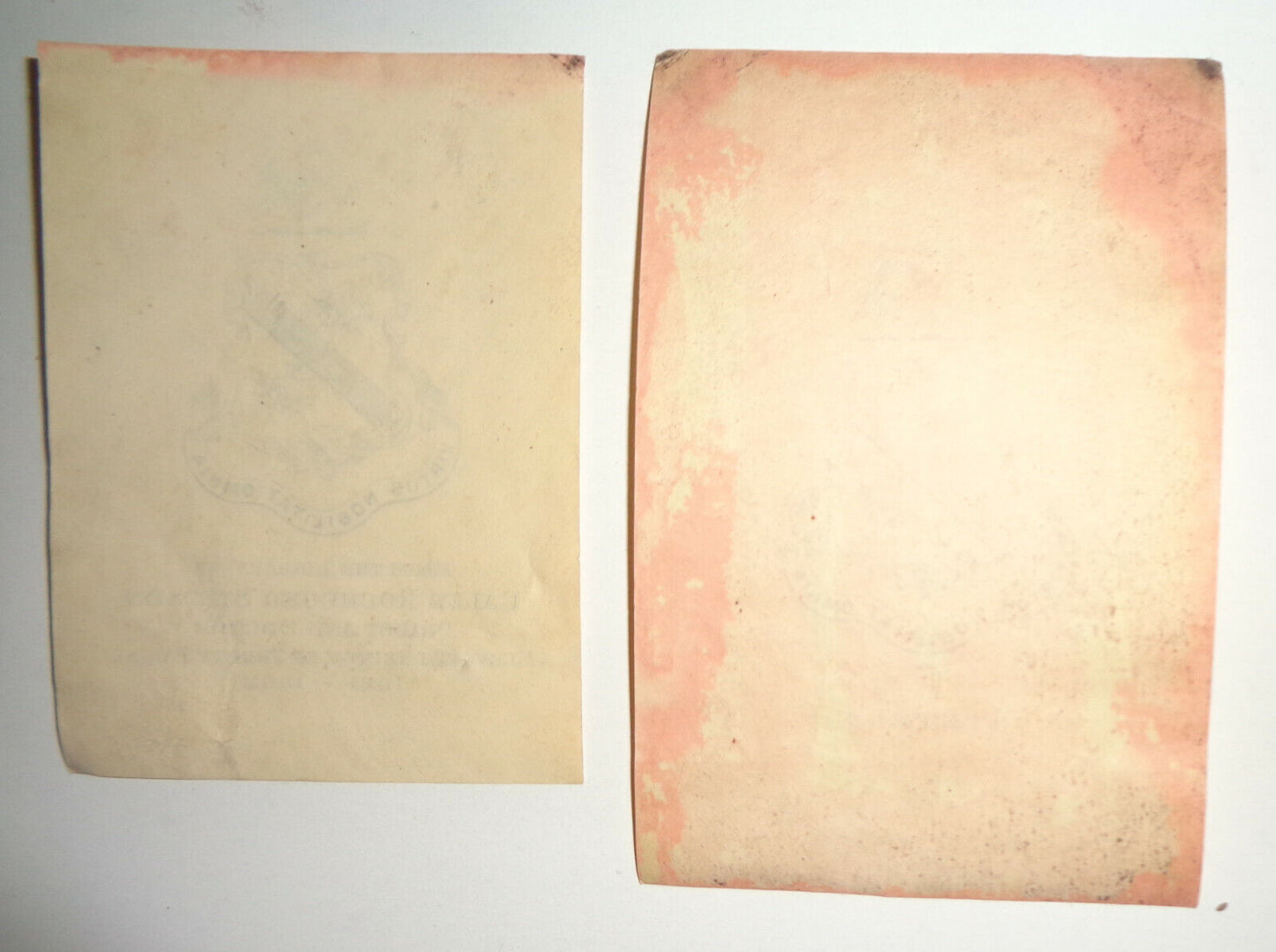 Two Caleb Rochford Stetson armorial Bookplates - Trinity Church New York Rector