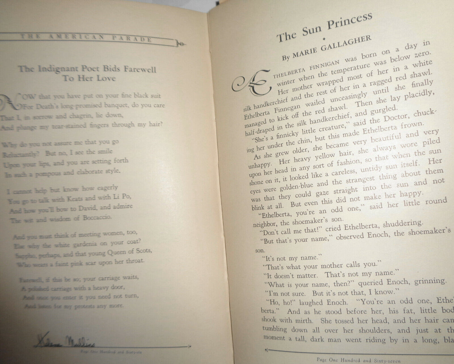 The American Parade - Premiere Issue 1926 -- SIGNED By 7 author contributors
