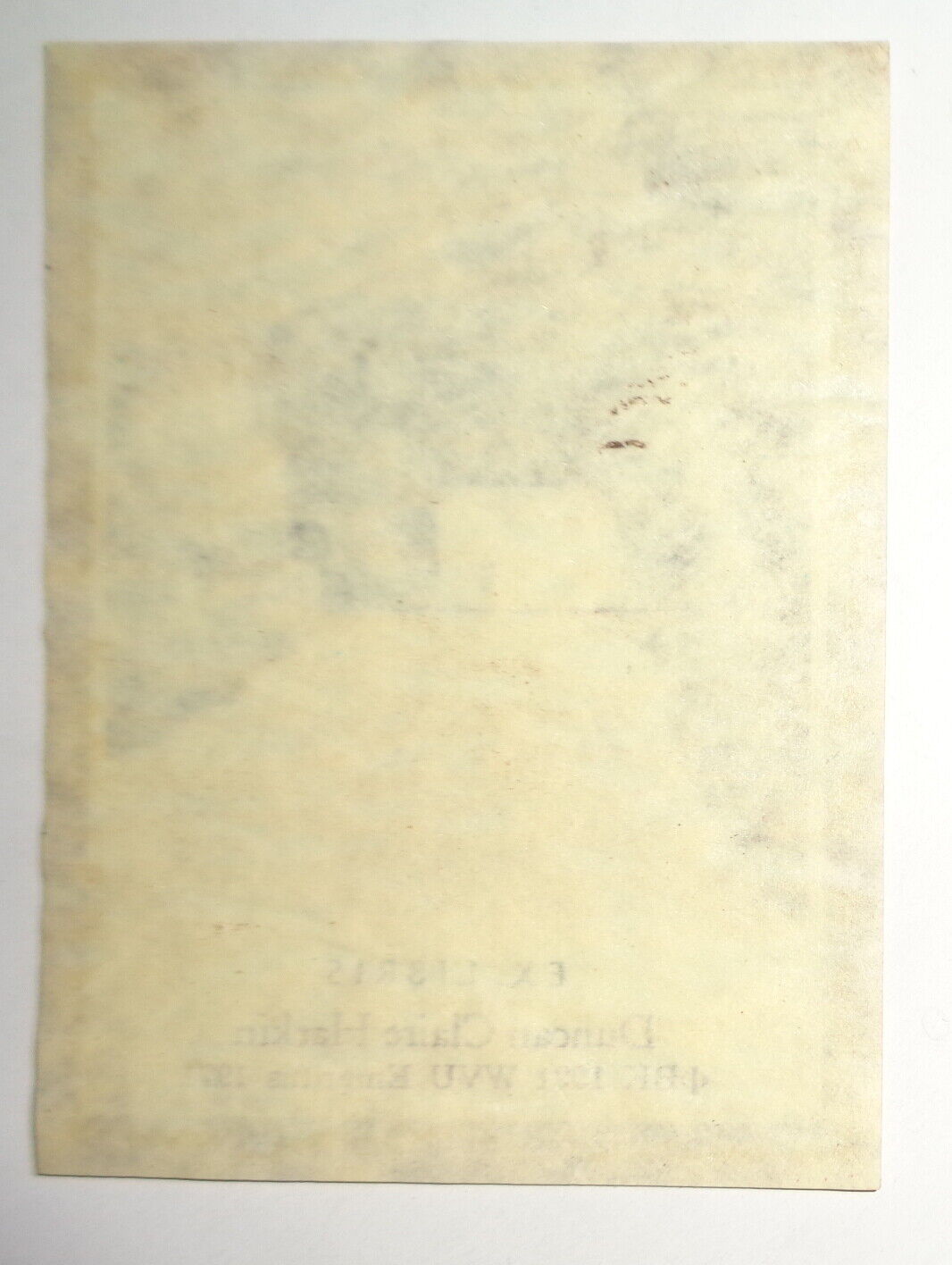 Duncan Claire Harkin - Ex Libris Bookplate.