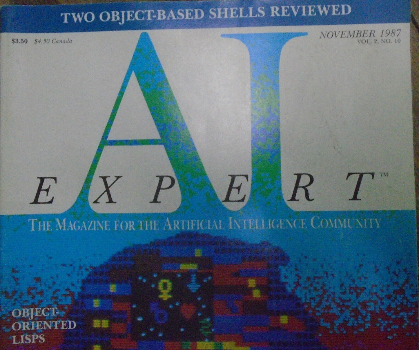 AI Expert, November 1987 - Object-oriented LISPs; the Manufacturing Brain, etc.