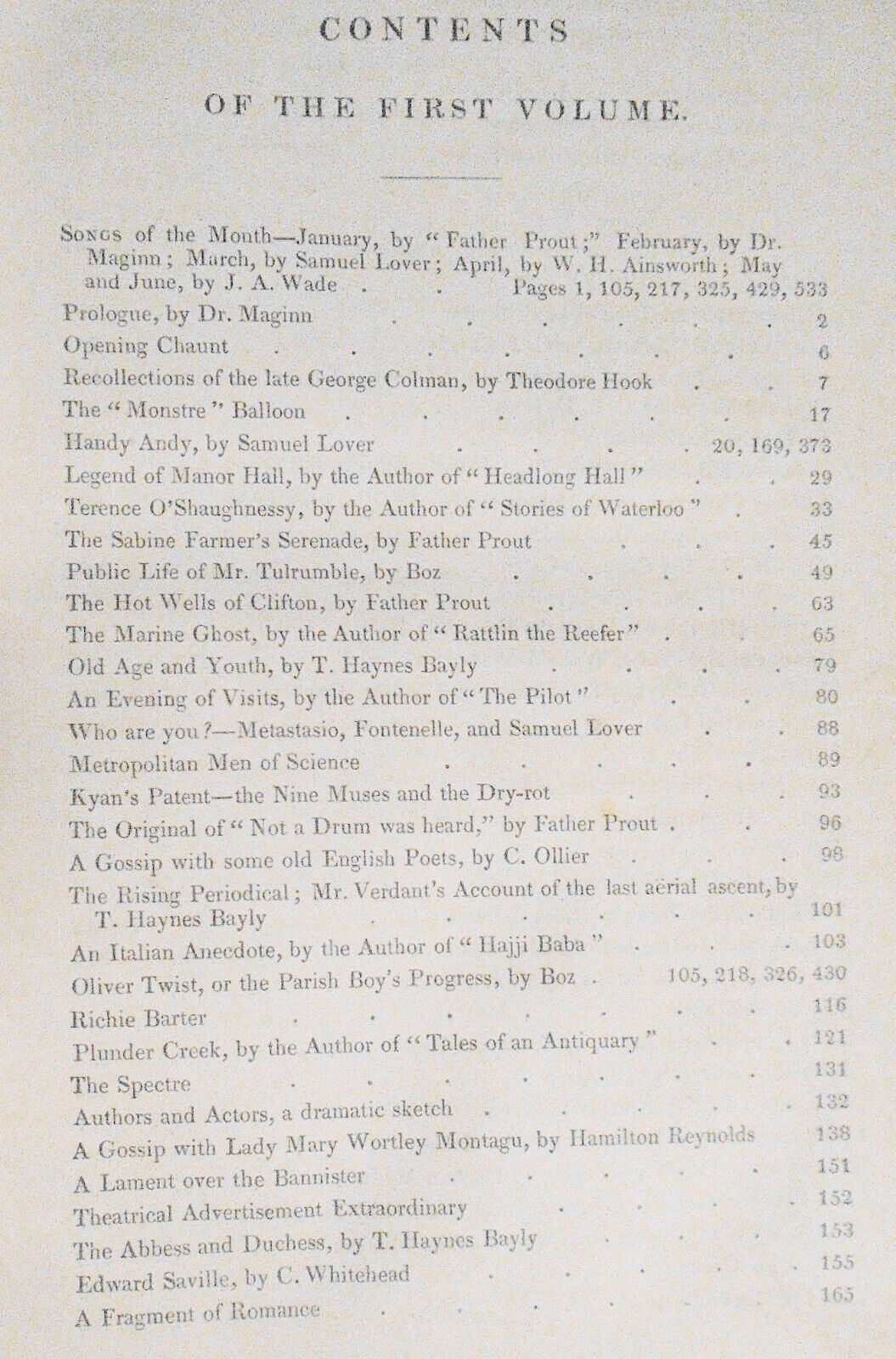 Charles DICKENS / Bentley's Miscellany March April May 1839 Bound 1st ed 1849