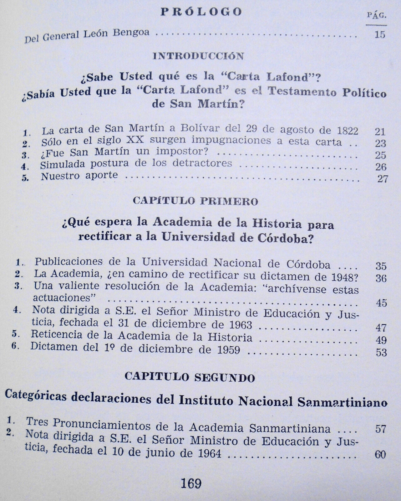 Eduardo Marmol - Es apócrifo el testamento político de San Martín? SIGNED. 1964