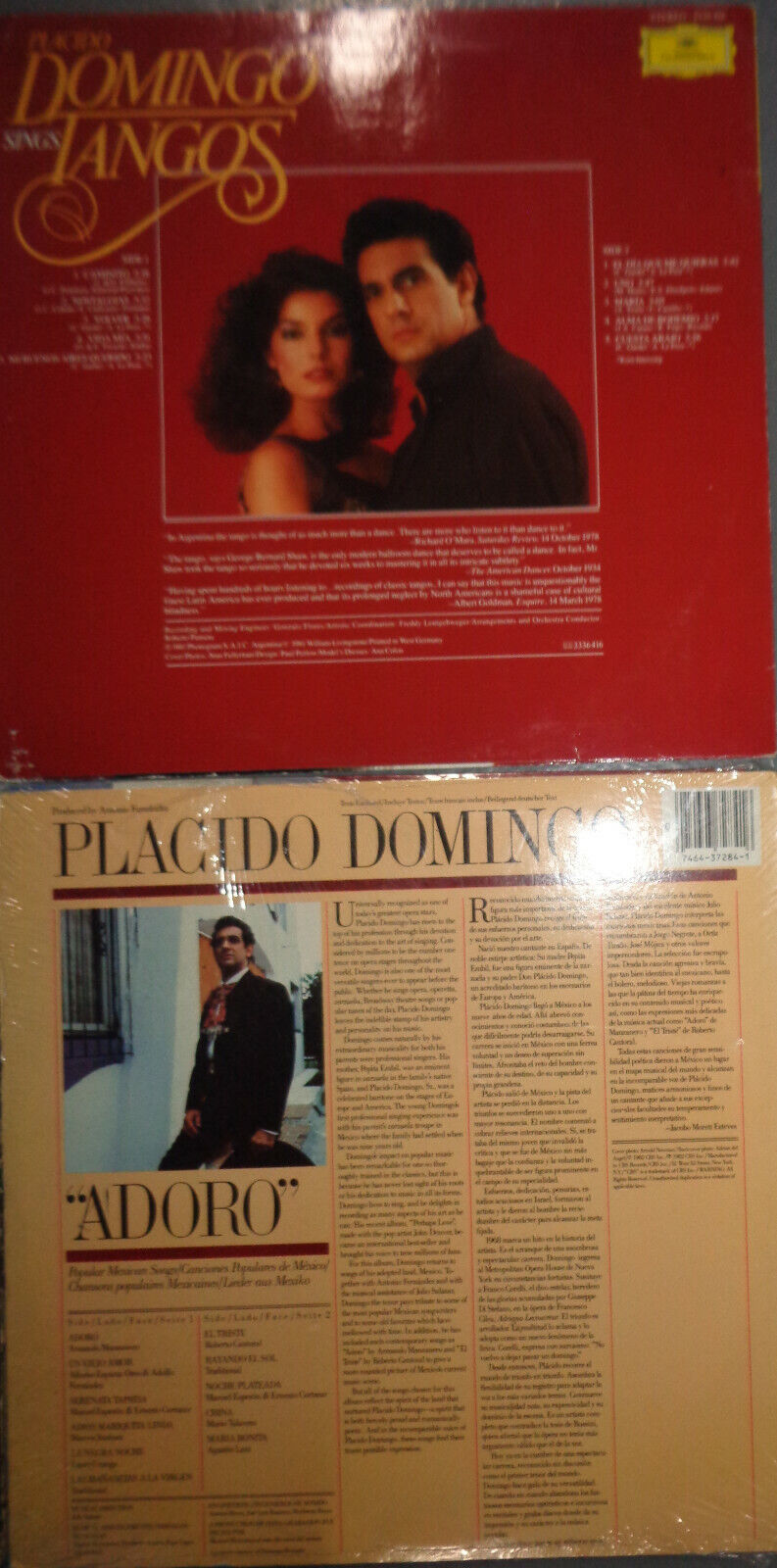 6 Placido Domingo vinyl LP record albums